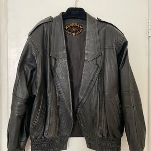Black Leather Jacket for Men